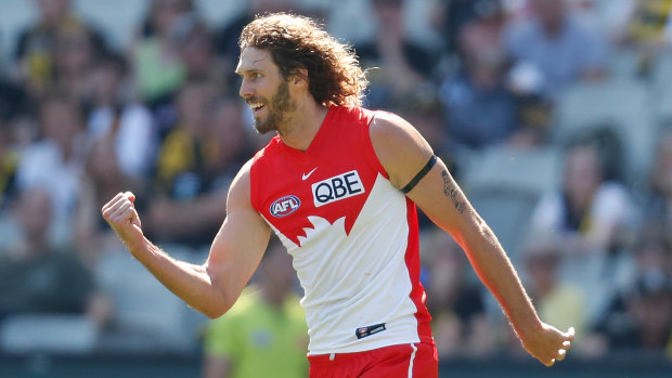 Tom Hickey has been a revelation in his first four games for the Sydney Swans.