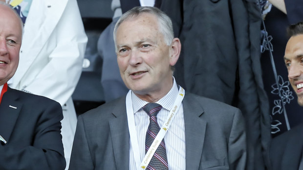 Former Premier League boss Richard Scudamore has arrived in Australia.