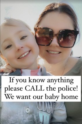 Ellie Smith posted an Instagram story on Thursday calling for people with any knowledge about her daughter’s disappearance to contact police.