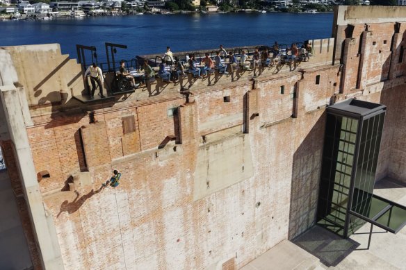 Vertigo visitors will dine while suspended off the Powerhouse building. 