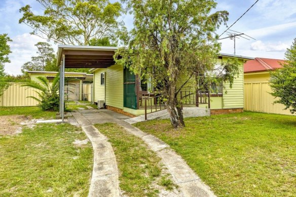 The two-bedroom, two-bathroom fibro beach shack at 24 Third Avenue, Stuarts Point is guided at $465,000 to $495,000 and these types of bargains are now harder to come by, according to local agents.