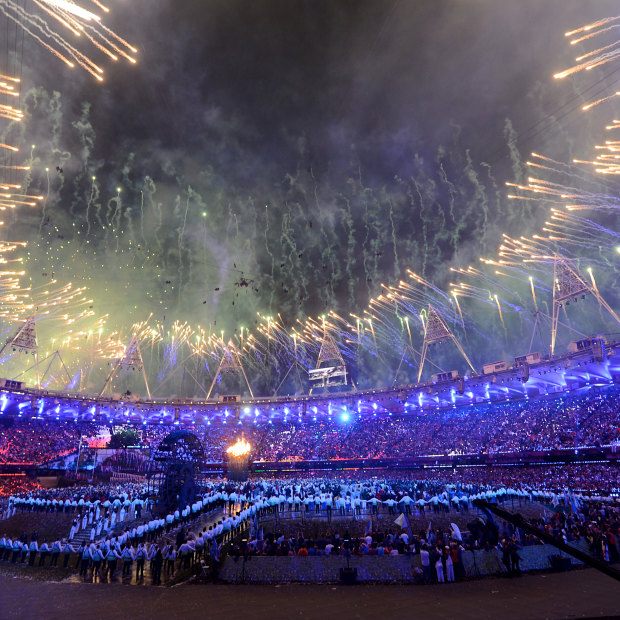 The London 2012 opening ceremony.