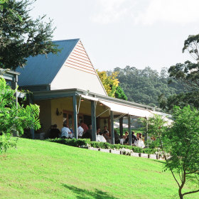 The exterior. 