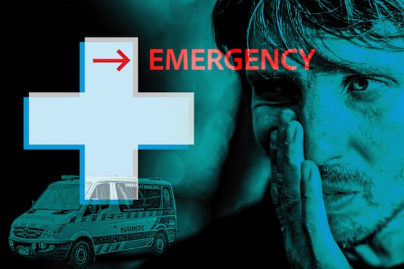 Patients banned by Victorian hospitals are being ejected by security guards, leaving them untreated and out on the street.