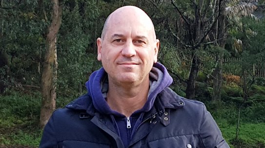 Chris Harrison with his children Lorenzo and Sofia.