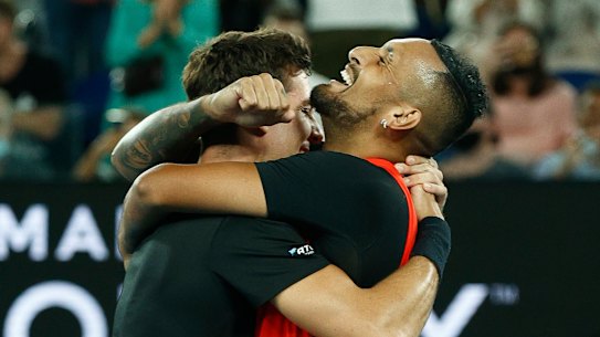 Thanasi Kokkinakis and Nick Kyrgios will join forces again in the Australian Open doubles.