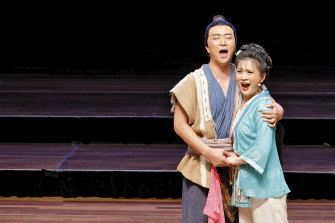 Wu Pan as A-Niu, alongside Jiang Ning.&nbsp;&nbsp;