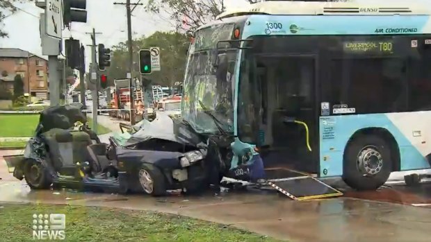 A woman is in a critical condition and a teenage girl is still in hospital after a horror crash in southwest Sydney.