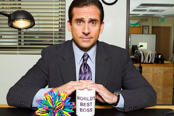 The biggest proponent of “work as family”: Steve Carell’s Michael Scott on The Office.