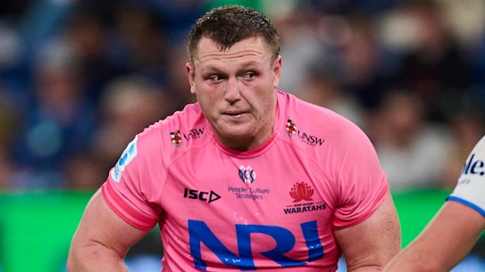 Waratahs and Wallabies prop Angus Bell.