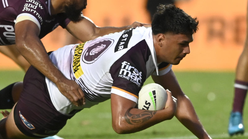 Why the Brisbane Broncos' 205cm try-scoring debutant Ben Te Kura is ready  for the NRL and Melbourne Storm
