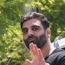 Rashid Alshakshir outside of his property in Essendon. 