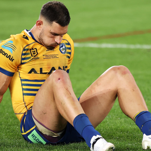 Ryan Matterson missed the start of the season for the Eels.