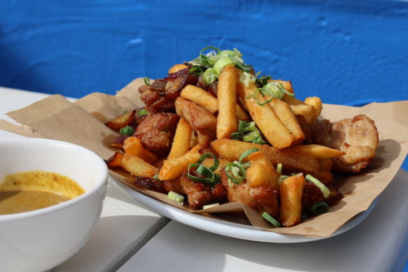 The Taphouse in Darlinghurst makes an elevated spice bag. 