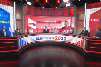 Nine’s television coverage of the Australian federal election 2022.