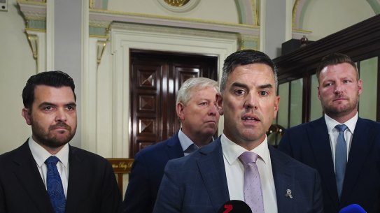 Newly elected Opposition Leader Brad Battin