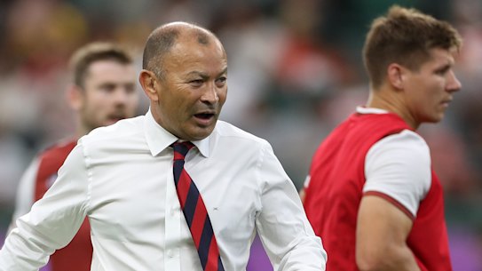 Hard-nosed: Eddie Jones was in no mood to offer consolations to Australia.