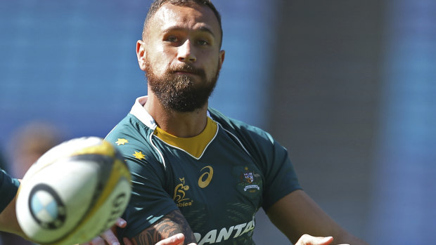 Quade Cooper has begun work with the Rebels.