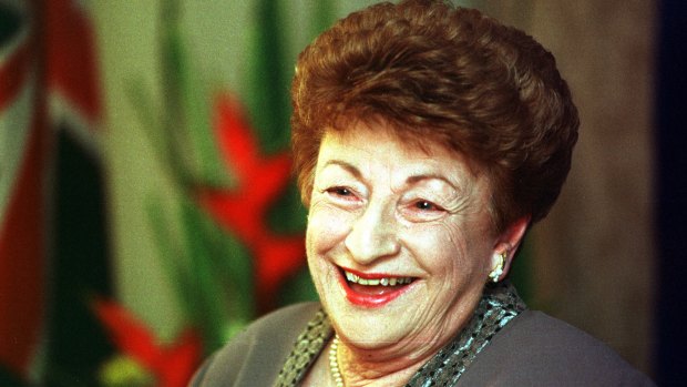 Marjorie Jackson, after being appointed        
Governor of South Australia in 2001.