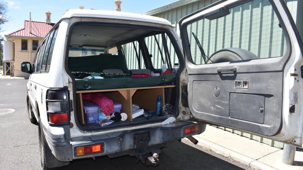 Police found the backpacker distressed and badly injured behind the wheel of a four-wheel-drive, with her alleged abuser reportedly hiding behind a mattress in the back. 