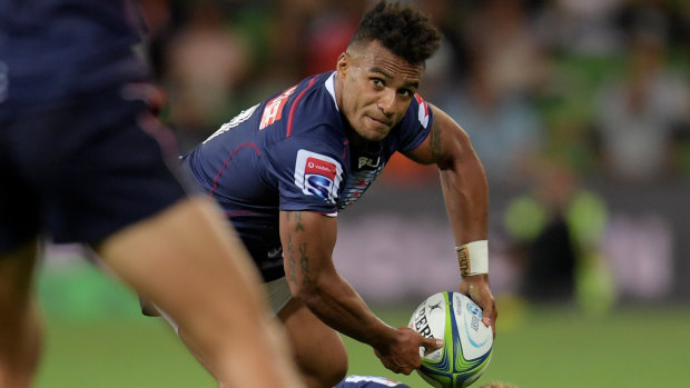 On the sidelines: Will Genia suffered a serious knee injury on Friday night.