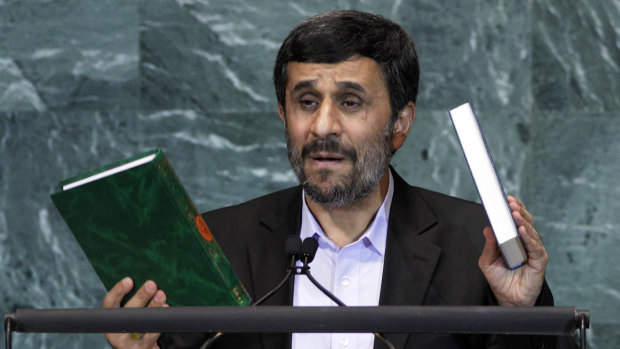 In 2010, then Iranian president Mahmoud Ahmadinejad President of Iran, questioned whether the September 11 attacks on the US in 2001 were staged. 