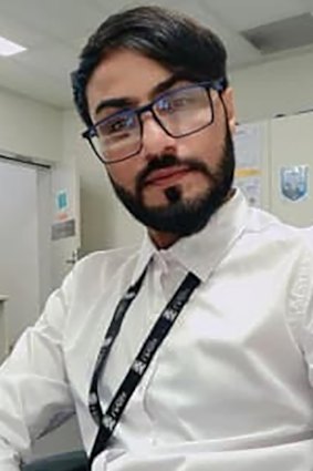 Security guard Faraz Tahir, 30, was stabbed and killed by Cauchi.