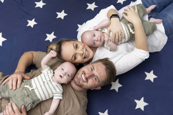 Bryce Ruthven, Melissa Rawson and their twins. How did their marriage survive Bryce ranking her “fourth”?