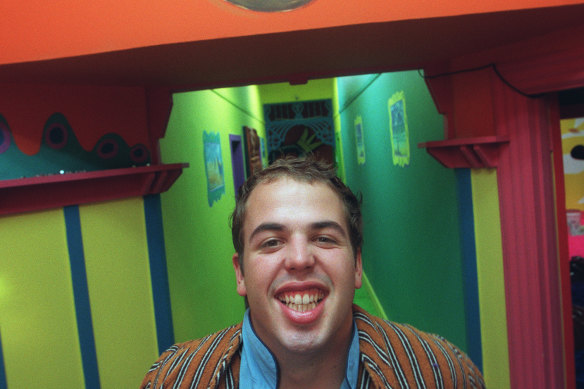 As the teenage co-host of  late 90s youth program <i>Recovery</i>,