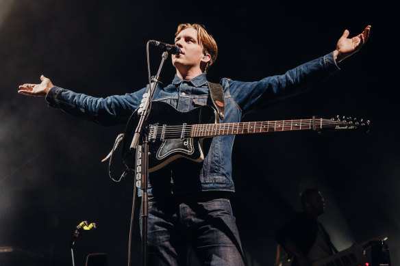 George Ezra returned to Sydney for the first time in three years.