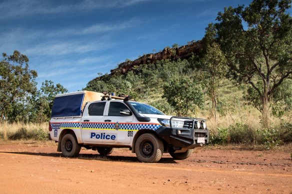 A Northern Territory Police truck.