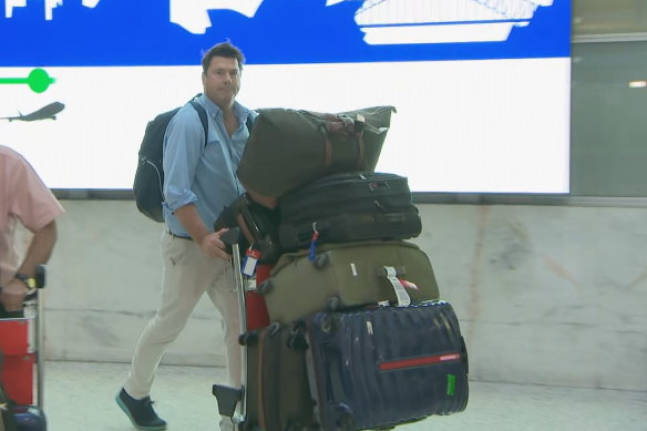 Hamish McLennan arrived back in Sydney with plenty of baggage.