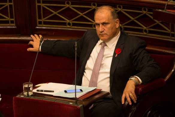 Cesar Melhem in the State Parliament.