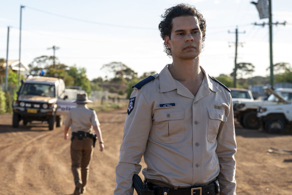 Mark Coles Smith in a scene from Mystery Road: Origin.