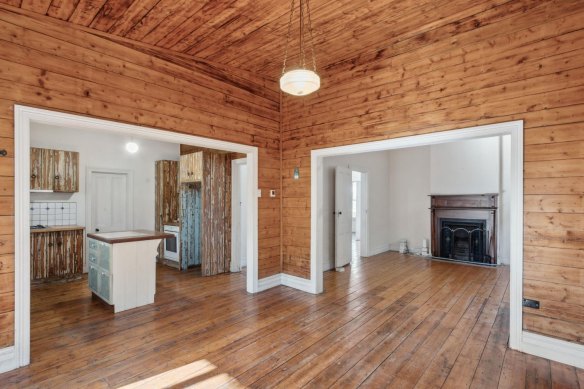 The three-bedroom Victorian home in Flemington is liveable, but needs some renovations.