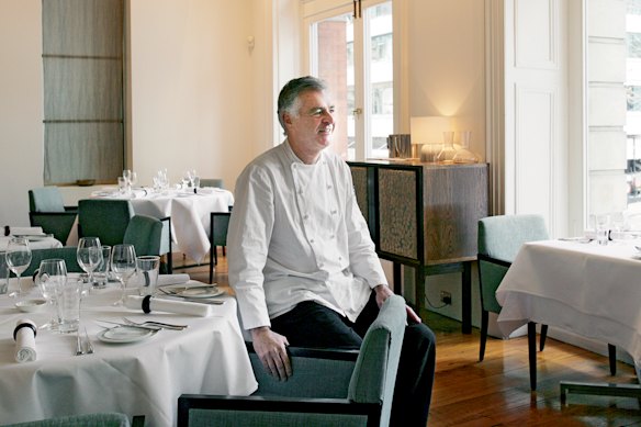 Moyle has fond memories of Peter Doyle, pictured at his restaurant, Est. in 2010.  