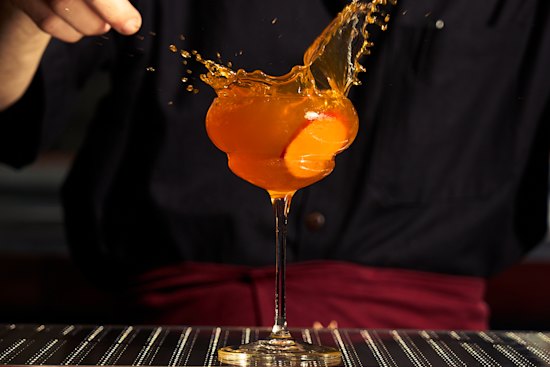 The Sichuan Slipper comes with a radish garnish.