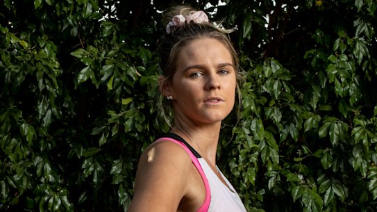 Shayna Jack at her Brisbane home.