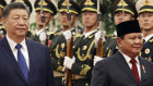 Chinese President Xi Jinping and Indonesian President Prabowo Subianto take part in a welcome ceremony in Beijing.