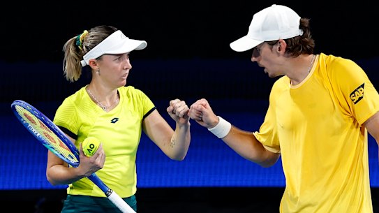 Storm Hunter and Alex de Minaur.