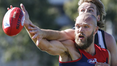 Max Gawn Thrives With New Ruck Rule In Melbourne S Practice Match Win Images, Photos, Reviews
