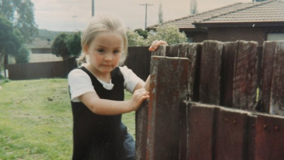 Paige Dent as a young girl.