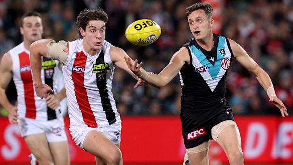 The mercurial Orazio Fantasia seems to have the ball on a string.