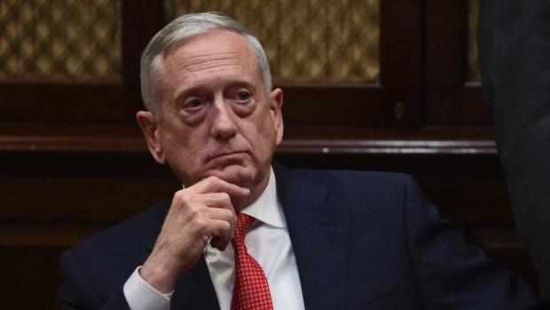 Trump described his Defence Secretary James Mattis, a retired army general, as someone out of central casting.
