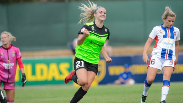 Matildas superstar has re-signed with Canberra United. 