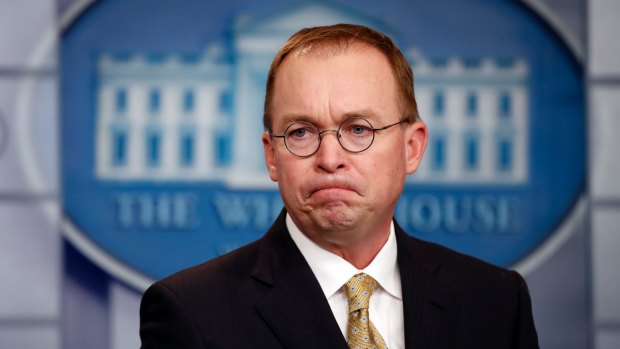 Mick Mulvaney, Trump's acting chief of staff.