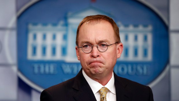 Mick Mulvaney, Trump's acting chief of staff.