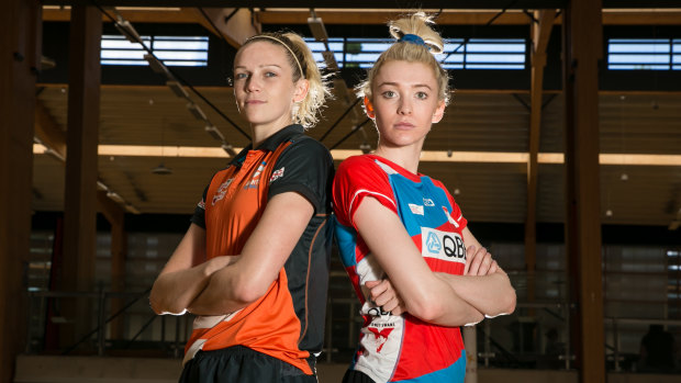 Great Britons: England stars Jo Harten (Giants) and Helen Housby (Swifts) will go head-to-head in the Sydney derby to kick off their Super Netball campaigns.