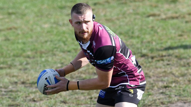 Red devil: Jackson Hastings is on his way to the Super League to join Salford.