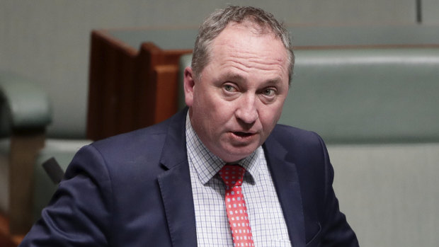 Former Nationals leader Barnaby Joyce is agitating with colleagues for more drought funding.  